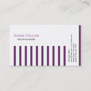 Carte De Visite Stried Simple Moderne Élégant Professionnel