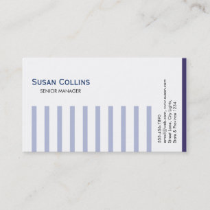 Carte De Visite Stried Simple Moderne Élégant Professionnel