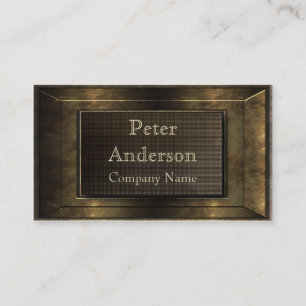 Carte De Visite Structure en bronze