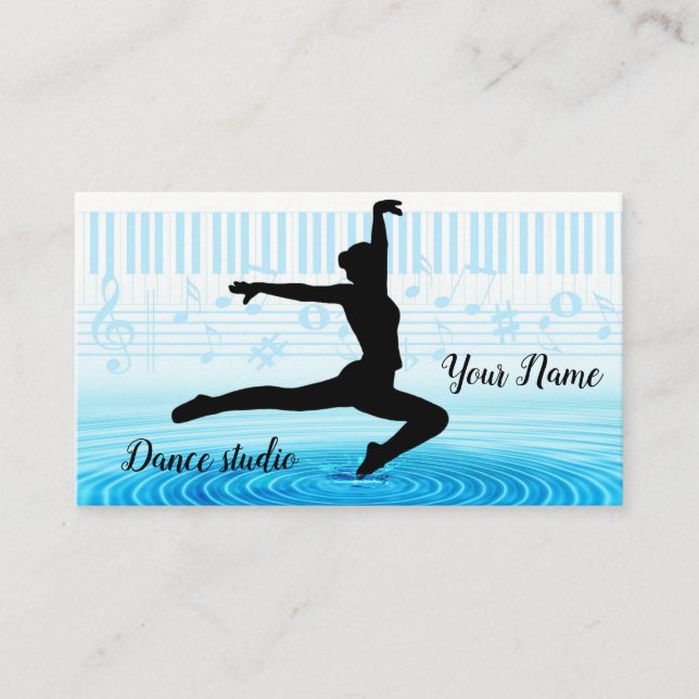 Carte De Visite Studio de danse (Devant)
