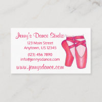 Studio De Danse Professeur Ballet Rose Pointe Toe