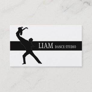 Carte De Visite Studio de danse professionnel, instructeur