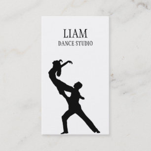 Carte De Visite Studio de danse professionnel, instructeur
