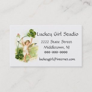 Carte De Visite Studio de fille de Luckey