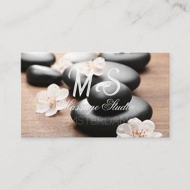 Carte De Visite Studio De Massage (Devant)
