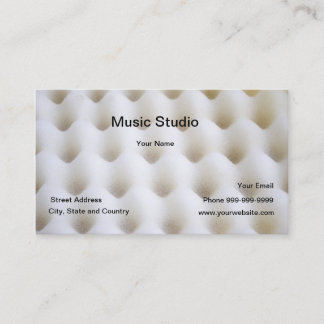 Carte De Visite Studio de musique