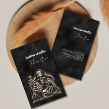 Studio de tatouage noir