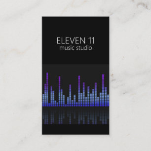 Carte De Visite Studio d'enregistrement de musique professionnelle