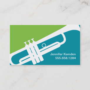 Carte De Visite Studio d'instruments musicaux pour l'enseignant
