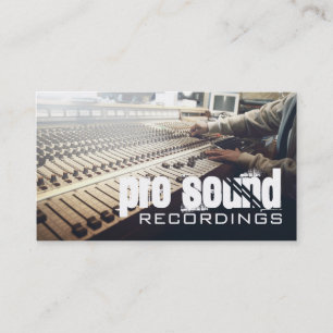 Carte De Visite Studio Professionnel Artistes de musique