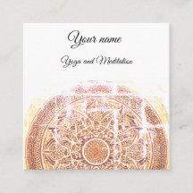 Carte de visite studio Yoga