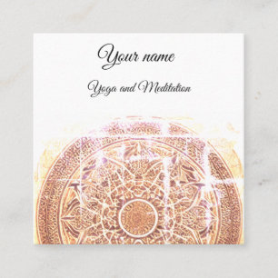 Carte de visite studio Yoga