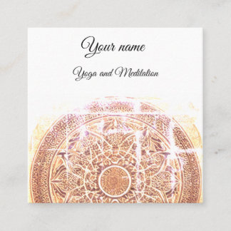 Carte de visite studio Yoga