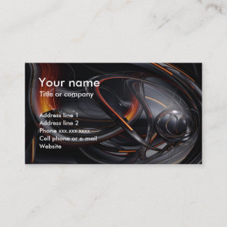Carte De Visite style 3D