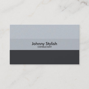 Carte De Visite Style coloré par deux chics simples d'élégance