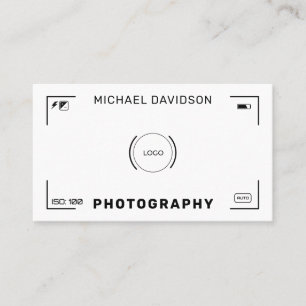 Carte De Visite Style de caméra 