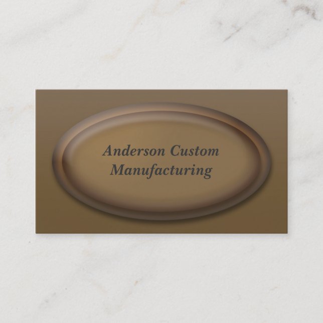 Carte De Visite Style de récompense 3D (Devant)