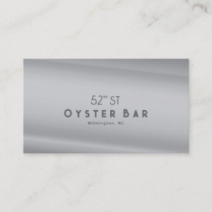 Carte De Visite Style Déco Minimaliste   Perle d'Argent