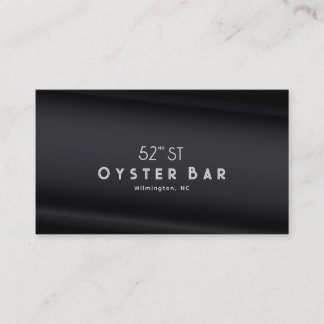 Carte De Visite Style Déco Minimaliste | Perle Noire