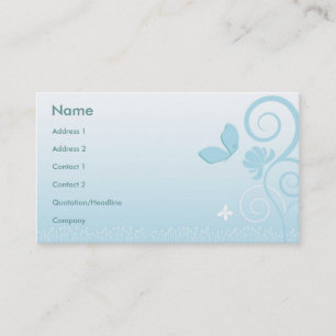 Carte De Visite Style floral