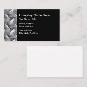 Carte De Visite Style industriel de construction