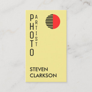 Carte De Visite Style minimal abstrait