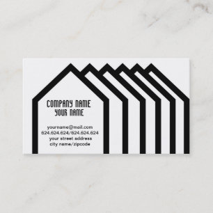 Carte De Visite Style minimal d'aspect exclusivement original