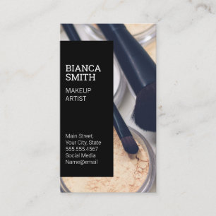 Carte De Visite Style moderne Artiste de maquillage