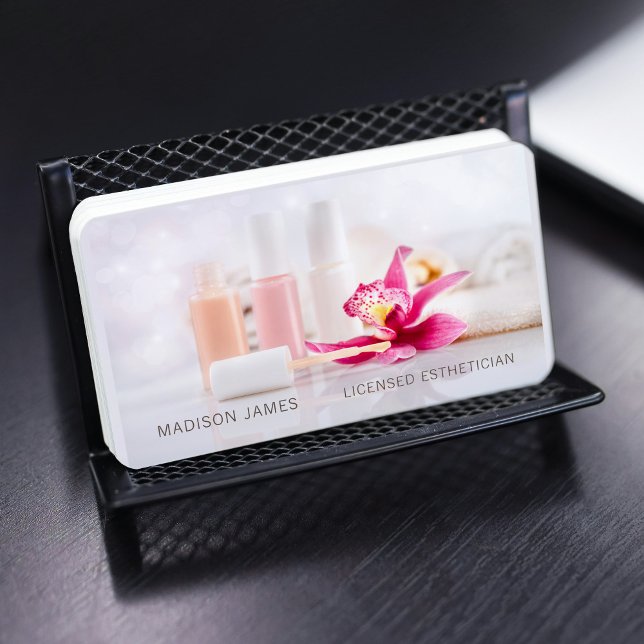 Carte De Visite Style moderne chic salon de beauté Spa professionn (Créateur téléchargé)
