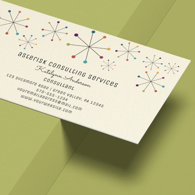 Carte De Visite Style moderne et rétro Vintage (Créateur téléchargé)