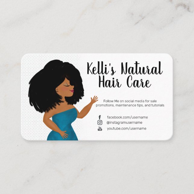 Carte De Visite Style naturel (Devant)