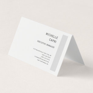 Carte De Visite Style Simple minimaliste contemporain