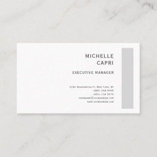 Carte De Visite Style Simple minimaliste contemporain