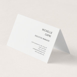 Carte De Visite Style Simple minimaliste contemporain