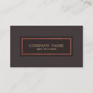 Carte De Visite Style Vintage traditionnel Entrepreneur classique