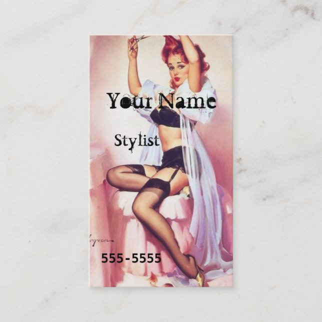 Carte de visite Styliste (Devant)