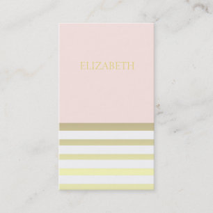 Carte De Visite Styliste de boutique de rose et d'organisateur de