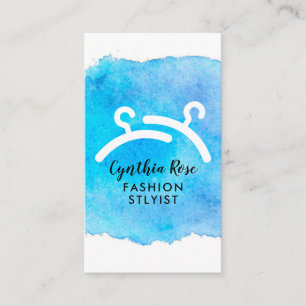 Carte De Visite Styliste de mode d'aquarelle