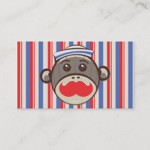 Carte De Visite Styliste en coiffure coloré de salon de SockMonke