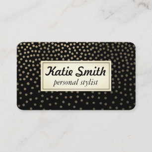 Carte De Visite Styliste / Luxe Gold SpeckMotif