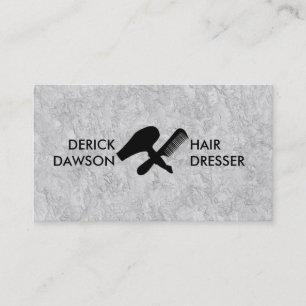 Carte De Visite Styliste Salon Salon Barber Shop