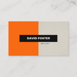 Carte De Visite Styliste - Simple Élégant Design