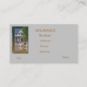 Carte De Visite Subdivision inondée