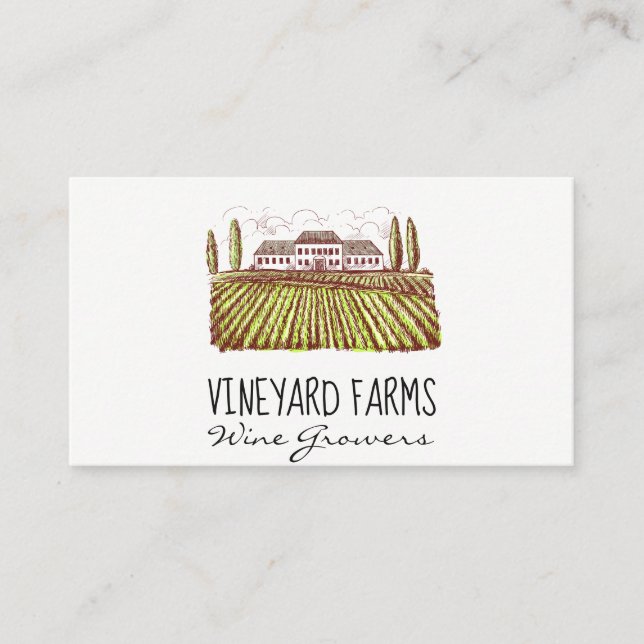 Carte De Visite Succursale | Tige à vin (Devant)