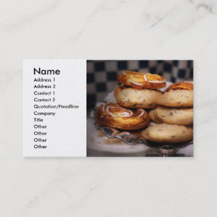 Carte De Visite Sucré - Cookies - Cookies et danois