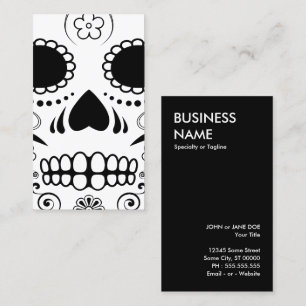 Carte De Visite sucre skullz : 1