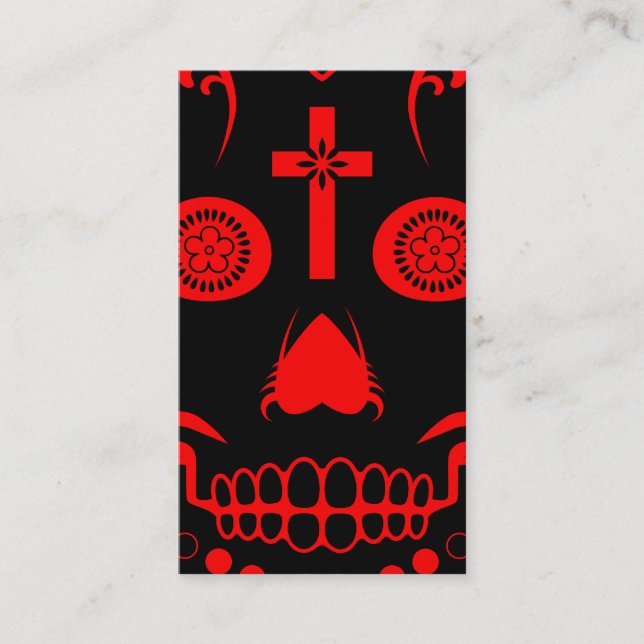 Carte De Visite sucre skullz : 2 (Devant)