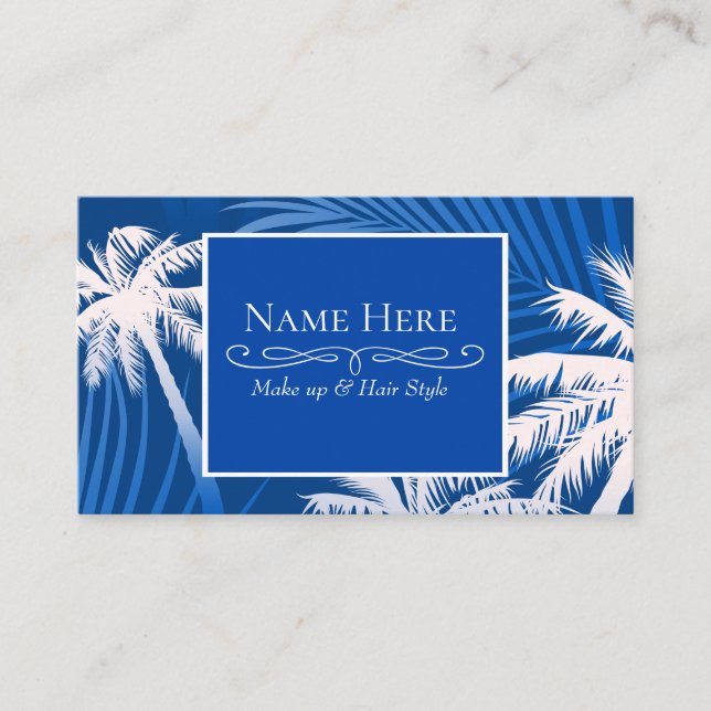 Carte De Visite Summer palm (Devant)