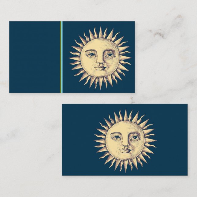 Carte de visite Sun (Devant / Derrière)