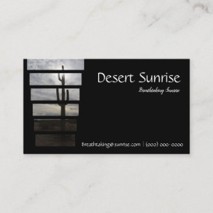Carte De Visite Sunrise du désert de l'Arizona